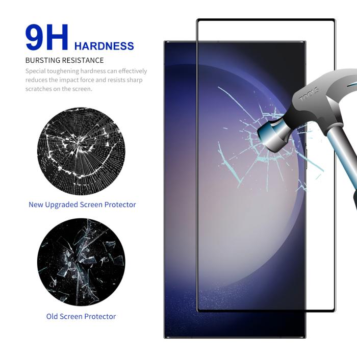Bild 3, ENKAY ENKAY Galaxy S26 Ultra 2-PACK Skärmskydd Heltäckande Härdat Glas