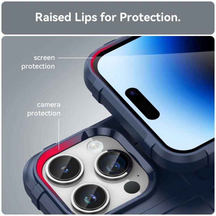 Bild 6,  iPhone 15 Pro Max Skal Robust Blå