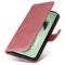  Samsung Galaxy S24 FE Plånboksfodral Läder Roséguld