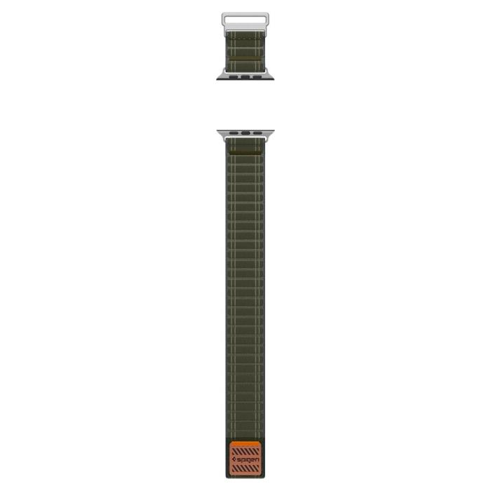Bild 5, Spigen Spigen Apple Watch 42/44/45/46/49 mm Klockarmband Grön