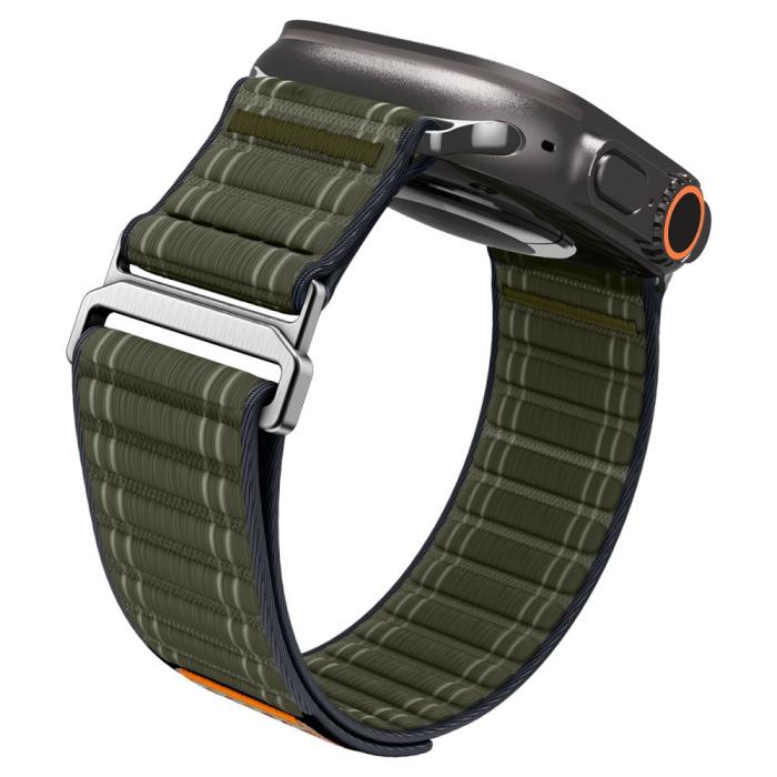 Bild 6, Spigen Spigen Apple Watch 42/44/45/46/49 mm Klockarmband Grön