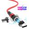 ENKAY ENKAY 1 m 2in1 PD 60W USB-C - Lightning/USB-C 360° Magnetkabel