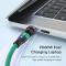 ENKAY ENKAY 1 m 2in1 PD 60W USB-C - Lightning/USB-C 360° Magnetkabel