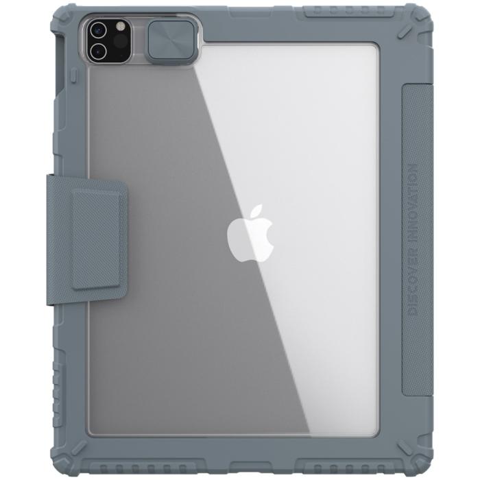 Bild 2, NILLKIN iPad Pro 12.9 (2020/2021) - NILLKIN CamShield Shockproof Tri-Fold Fodral - Grå