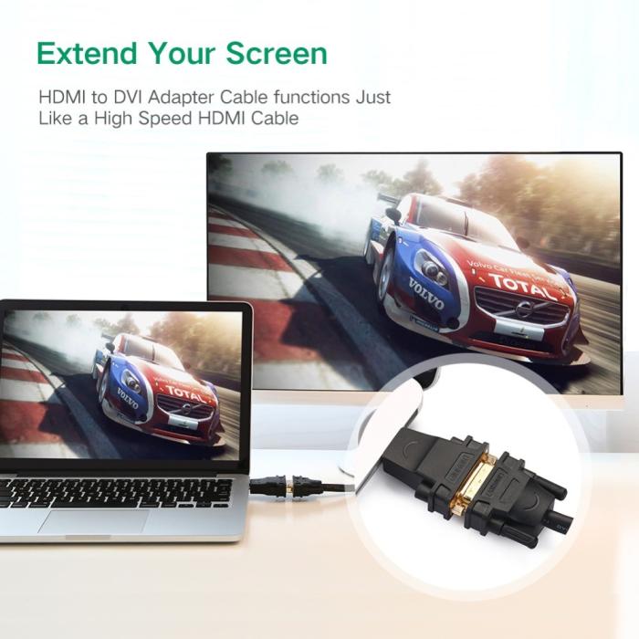 Bild 4, UGREEN UGREEN HD HDMI - DVI 24+5 Adapter