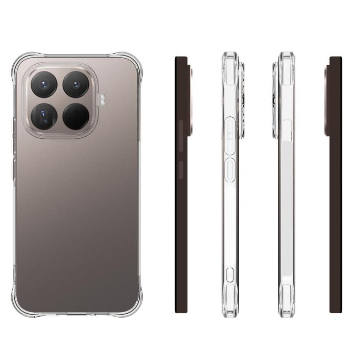 Bild 2, WANLONFENG WANLONFENG Xiaomi 15T Pro Skal Shockproof TPU Transparent