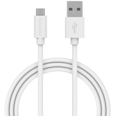 Smartline Smartline 3m Micro USB Laddningskabel Vit