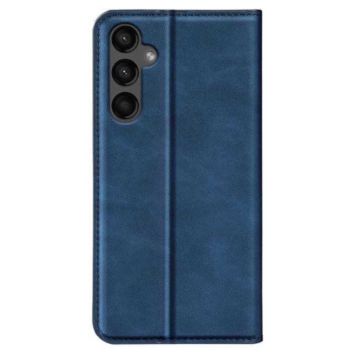 Bild 6,  Samsung Galaxy A15 5G Fodral Flip Skin Touch Blå