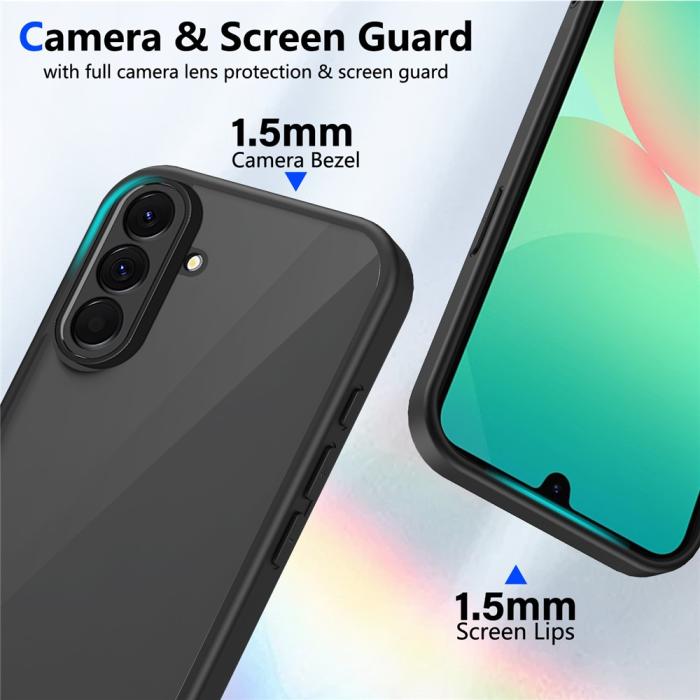 Bild 4,  Samsung Galaxy A57 5G Skal Hybrid Transparent / Svart