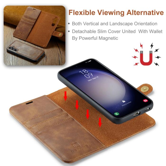 Bild 5, DG.MING DG.MING Samsung Galaxy A36 5G/A56 5G 2in1 Fodral / Skal Brun