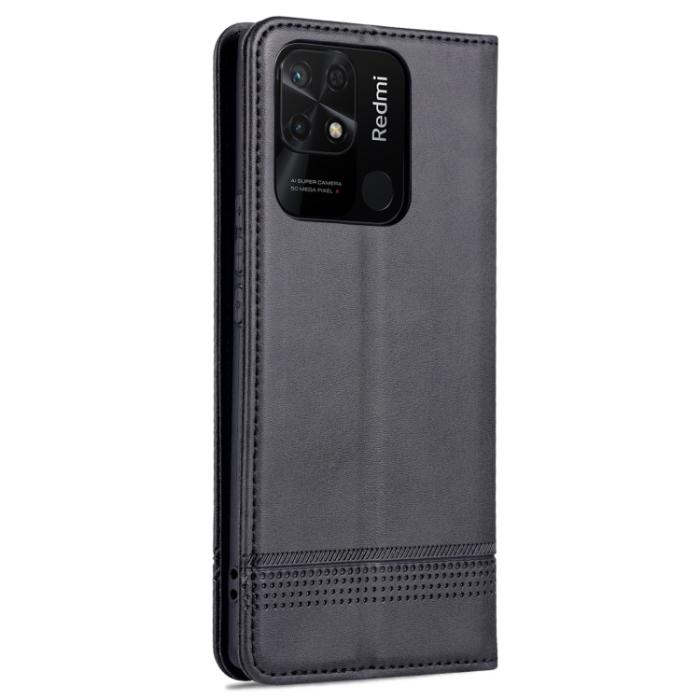 Bild 3, AZNS AZNS Xiaomi Redmi 10C Fodral Flip Läder Svart