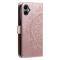  Samsung Galaxy A07 Fodral Mandala Läder Roséguld