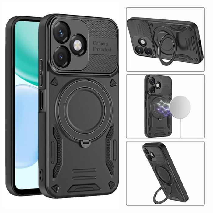 Bild 2,  Honor X5c Plus Skal MagSafe Kickstand Svart