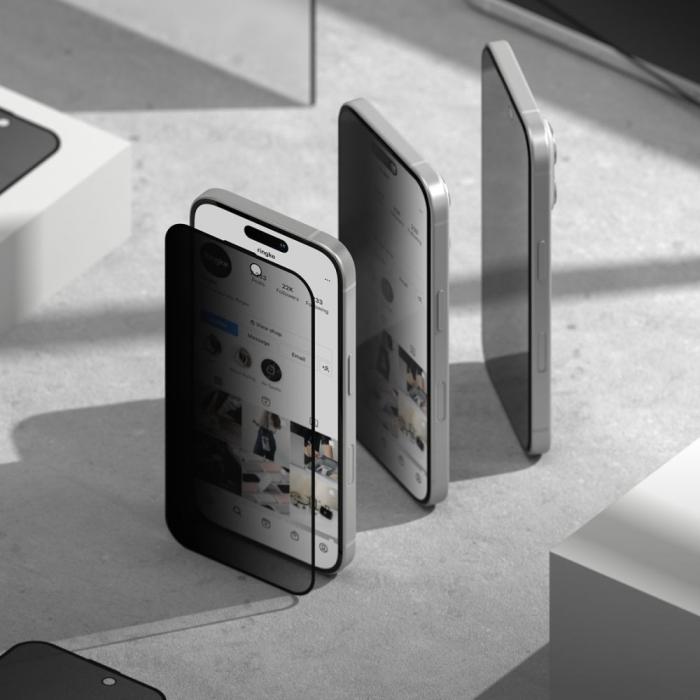 Bild 3, Ringke Ringke iPhone 16 Pro 2-PACK Skärmskydd Easy Slide Privacy