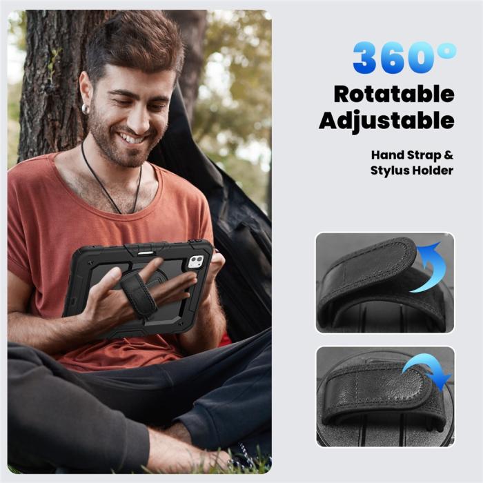 Bild 6,  iPad Pro 11 2025 / 2024 Skal 360 Shockproof Hybrid Kickstand