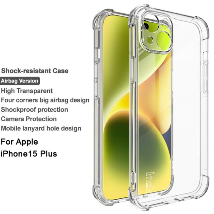 Bild 2, IMAK IMAK iPhone 15 Plus Skal Shockproof TPU Transparent