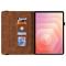  Samsung Galaxy Tab S11 Fodral Butterfly Flower Brun