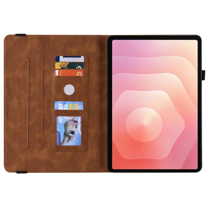 Bild 2,  Samsung Galaxy Tab S11 Fodral Butterfly Flower Brun