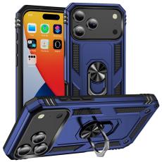  iPhone 17 Pro Max Skal Shockproof Hybrid Ring Bl&aring;