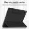  iPad Pro 12.9 (2018/2020/2021) - Solid Tri-Fold Fodral - Svart