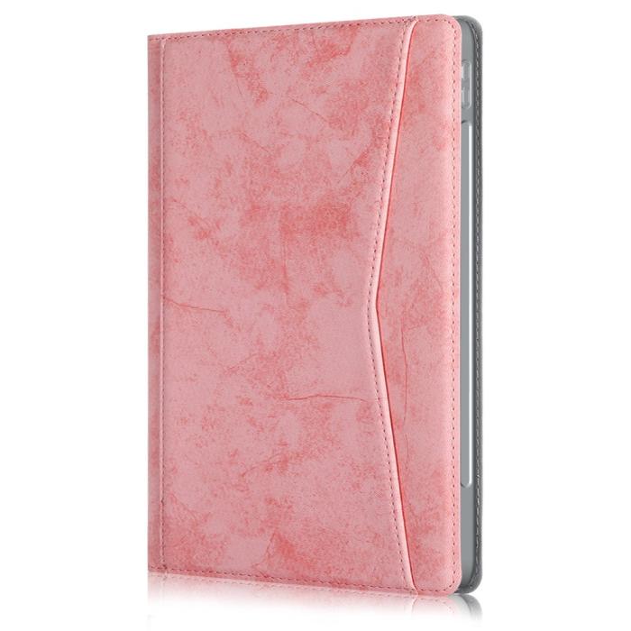 Bild 2,  iPad Pro 12.9 (2018/2020/2021) - Fodral Med Frontficka Och Pennhållare - Rosa