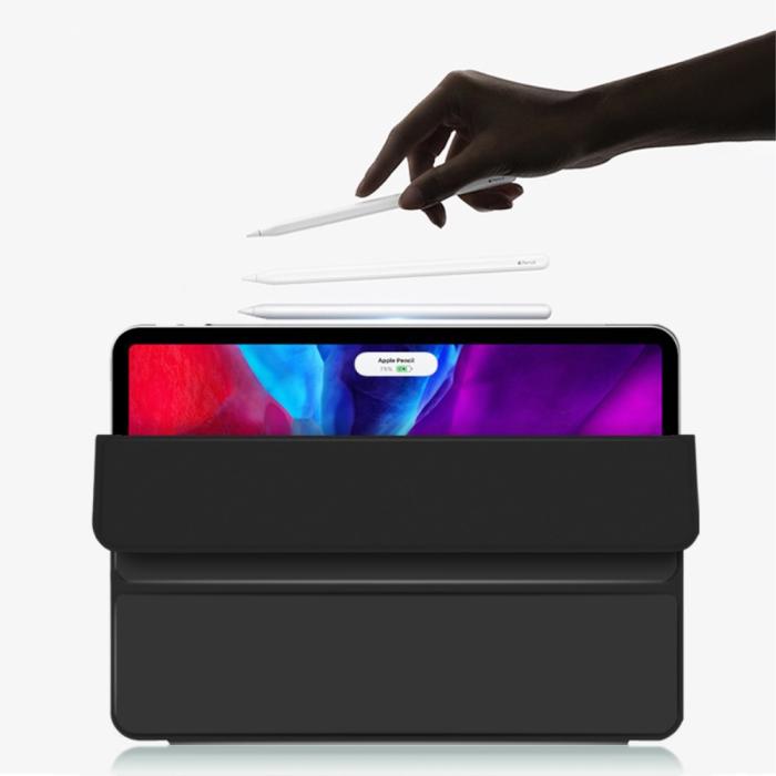 Bild 5,  iPad Pro 12.9 (2018/2020/2021) - Solid Tri-Fold Fodral - Svart
