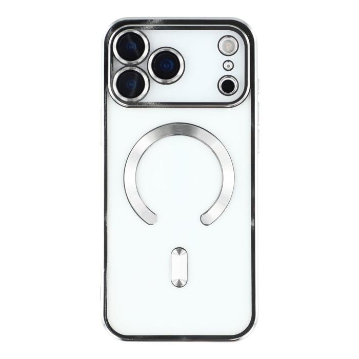 Bild 3,  iPhone 17 Pro Skal MagSafe Electroplated TPU Silver