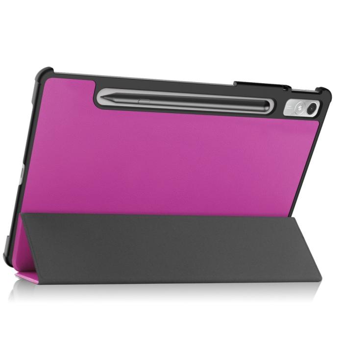 Bild 4,  Lenovo Tab P11 Pro Gen 2 Fodral Tri-Fold Läder Lila