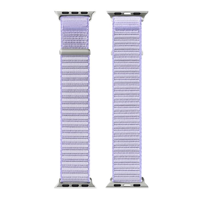Bild 2, DUX DUCIS DUX DUCIS Apple Watch 38/40/41/42 mm Armband Nylon Loop Lila