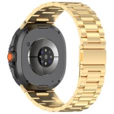  Galaxy Watch 8 46/44/40 mm Armband Rostfritt St&aring;l Guld