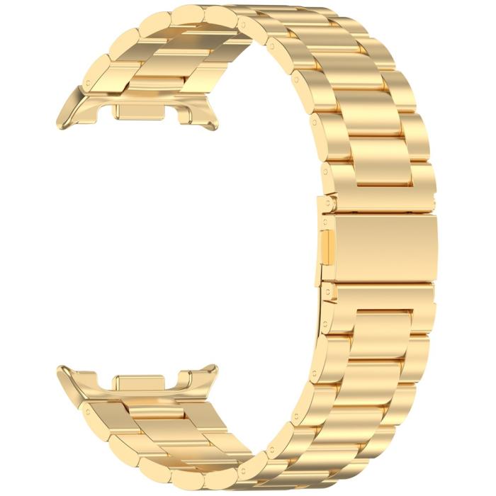 Bild 3,  Galaxy Watch 8 46/44/40 mm Armband Rostfritt Stål Guld