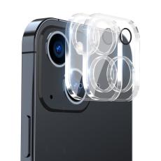 ENKAY ENKAY iPhone 15 / 15 Plus 2-PACK Linsskydd H&auml;rdat Glas