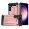  Samsung Galaxy S24 Skal Shockproof Armor Hybrid Roséguld