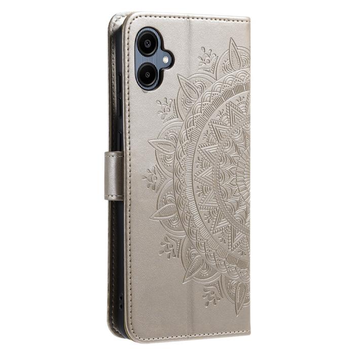 Bild 6,  Samsung Galaxy A07 Fodral Mandala Läder Guld