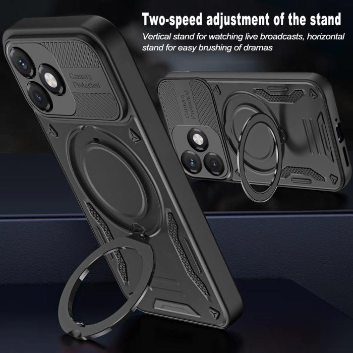 Bild 4,  Honor X5c Plus Skal MagSafe Kickstand Svart