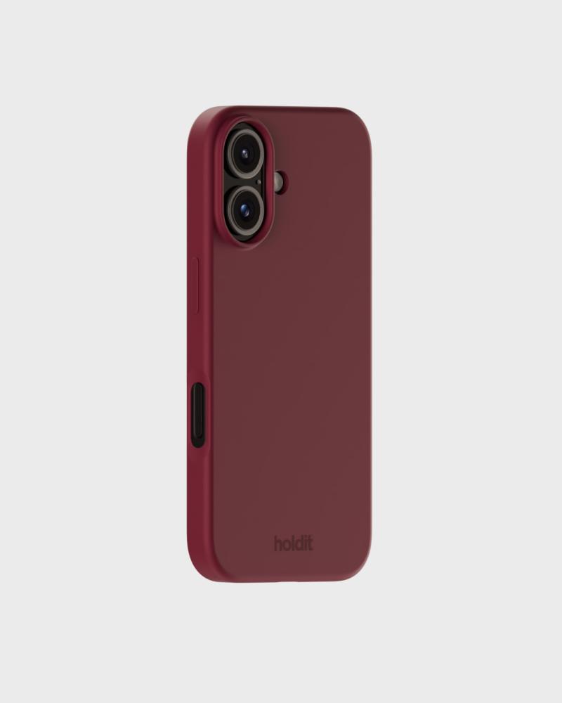 holdit holdit iPhone 16 Mobilskal Silikon Red Velvet