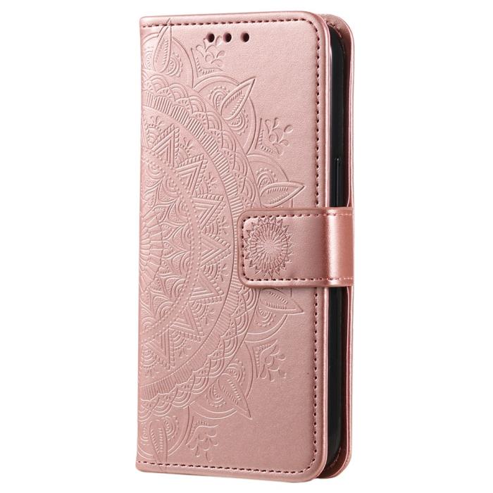 Bild 5,  OnePlus 15R Fodral Mandala Läder Roséguld