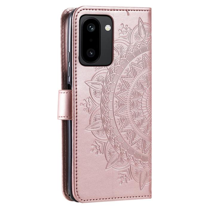 Bild 6,  OnePlus 15R Fodral Mandala Läder Roséguld
