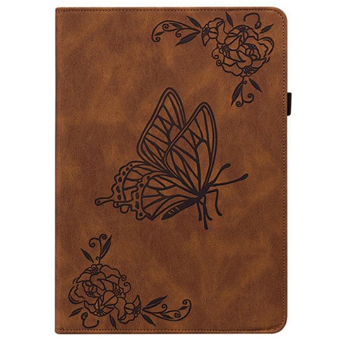 Bild 5,  Samsung Galaxy Tab S11 Fodral Butterfly Flower Brun