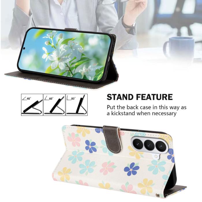 Bild 2,  Samsung Galaxy S26 Fodral Med Tryck Blommor