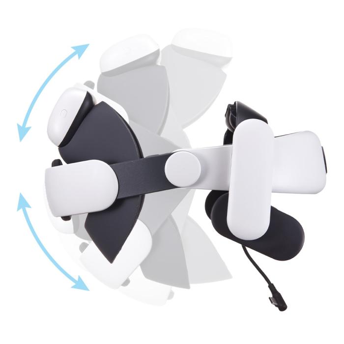 Bild 5, BOBOVR BOBOVR S3 Pro Meta Quest 3/3S Huvudband Inkl. 10000 mAh Batteripaket