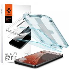 Spigen Spigen Samsung Galaxy S22 2-PACK "Ez Fit" Sk&auml;rmskydd H&auml;rdat Glas