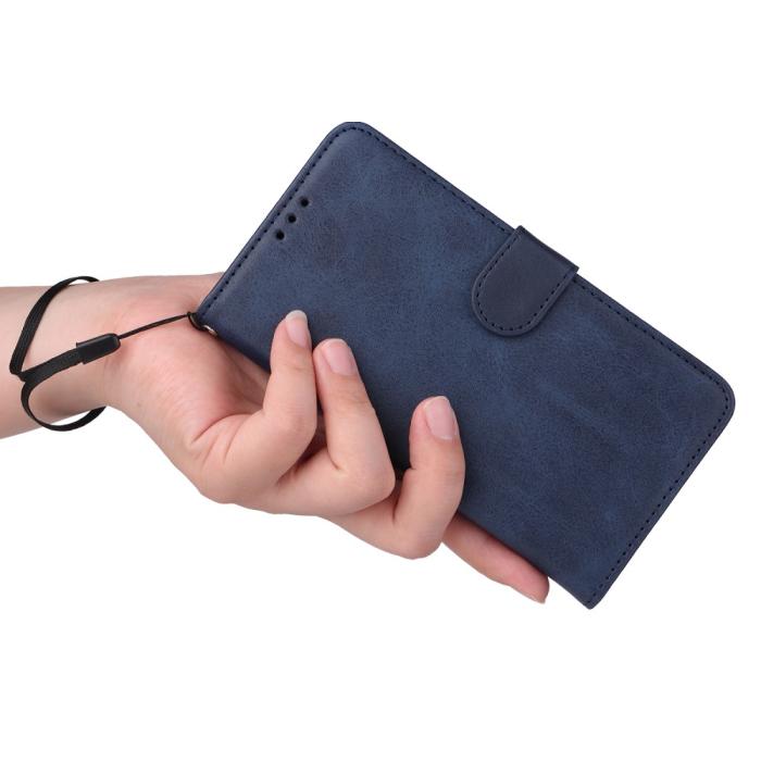 Bild 6,  Samsung Galaxy S24 FE Plånboksfodral Läder Mörk Blå
