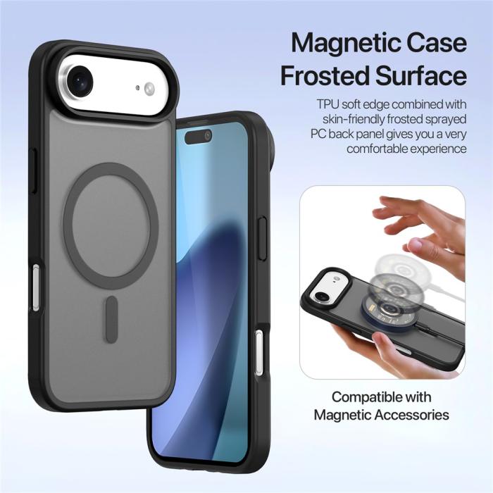 Bild 6, DUX DUCIS DUX DUCIS iPhone Air 2in1 Magnet Fodral Lawa Series Svart