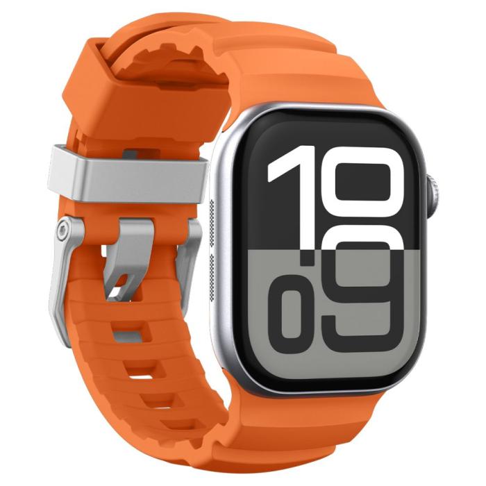 Bild 4, Spigen Spigen Apple Watch 42/44/45/46/49 mm Klockarmband Orange