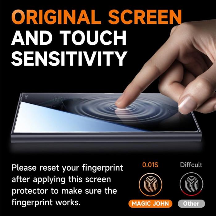 Bild 2,  Galaxy S25 Plus/S24 Plus 2-PACK Skärmskydd Härdat Glas Privacy