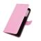  Samsung Galaxy A52 / A52s - Litchi Textur Fodral - Ljus Rosa
