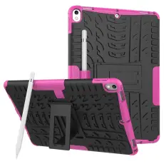  iPad Air 10.5 (2019) / Pro 10.5 (2017) - Rugged Kickstand Armor Skal - Rosa