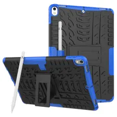  iPad Air 10.5 (2019) / Pro 10.5 (2017) - Rugged Kickstand Armor Skal - Bl&aring;