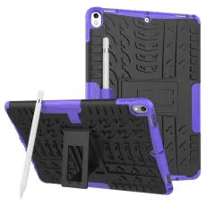  iPad Air 10.5 (2019) / Pro 10.5 (2017) - Rugged Kickstand Armor Skal - Lila